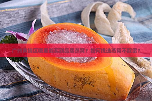广州黄埔区哪里能买到品质燕窝？如何挑选燕窝不踩雷？
