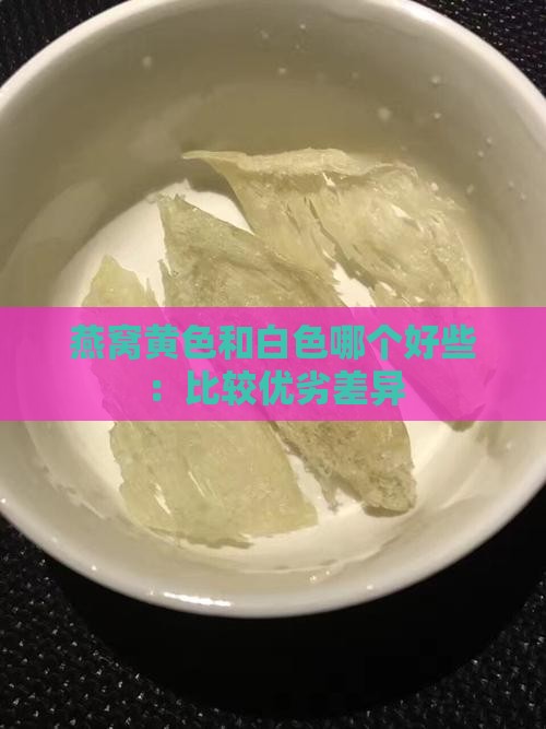 燕窝黄色和白色哪个好些：比较优劣差异