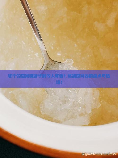 哪个的燕窝碗奢华到令人咋舌？高端燕窝器的痛点与热词！