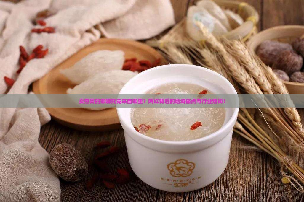 卖燕窝的娜娜究竟来自哪里？网红背后的地域痛点与行业热词！