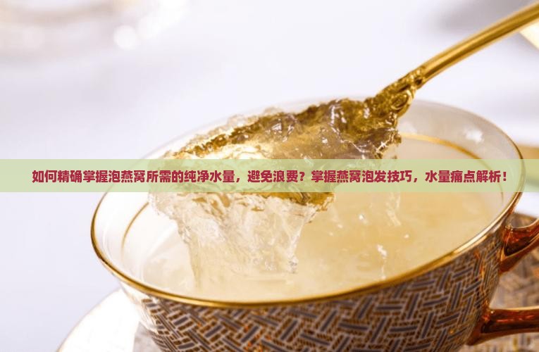 如何精确掌握泡燕窝所需的纯净水量，避免浪费？掌握燕窝泡发技巧，水量痛点解析！