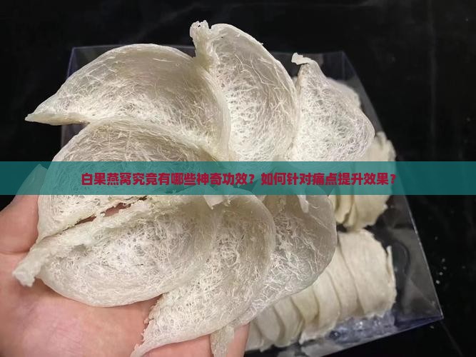 白果燕窝究竟有哪些神奇功效？如何针对痛点提升效果？