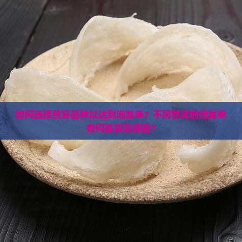 如何选择燕窝品种以达到泡发率？不同燕窝的泡发率有何差异及原因？