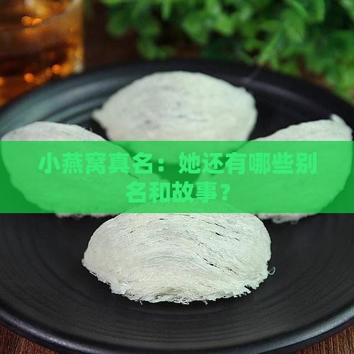 小燕窝真名：她还有哪些别名和故事？