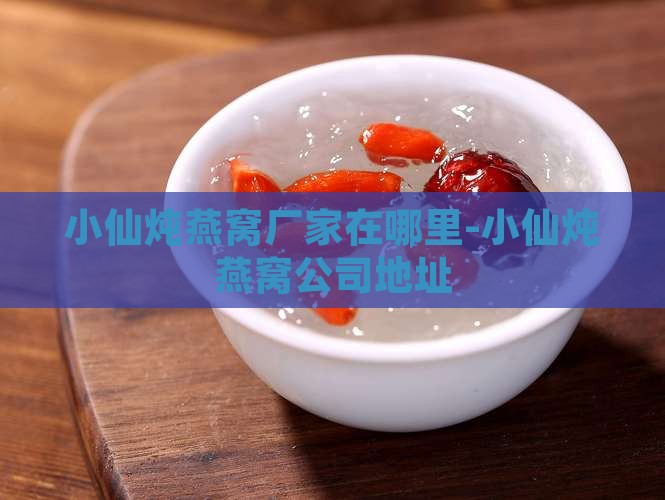 小仙炖燕窝厂家在哪里-小仙炖燕窝公司地址