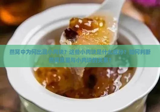 燕窝中为何出现小肉块？这些小肉块是什么成分？如何判断燕窝质量与小肉块的关系？