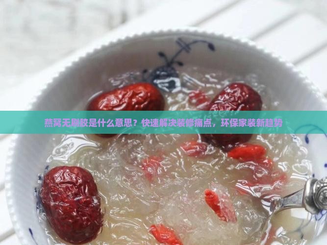 燕窝无刷胶是什么意思？快速解决装修痛点，环保家装新趋势