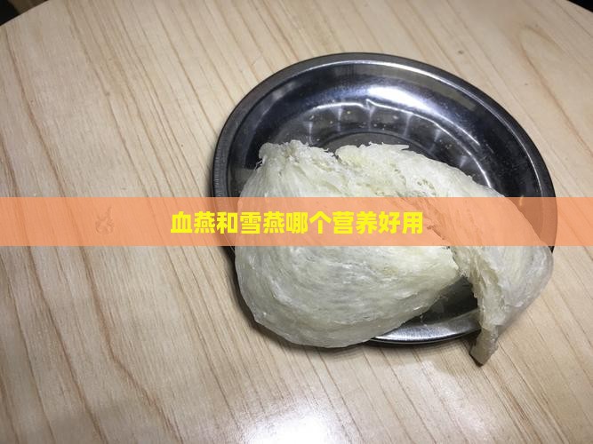 血燕和雪燕哪个营养好用