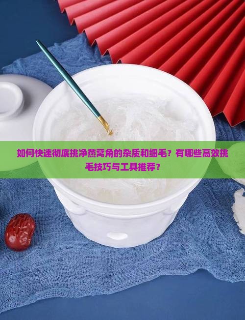 如何快速彻底挑净燕窝角的杂质和细毛？有哪些高效挑毛技巧与工具推荐？