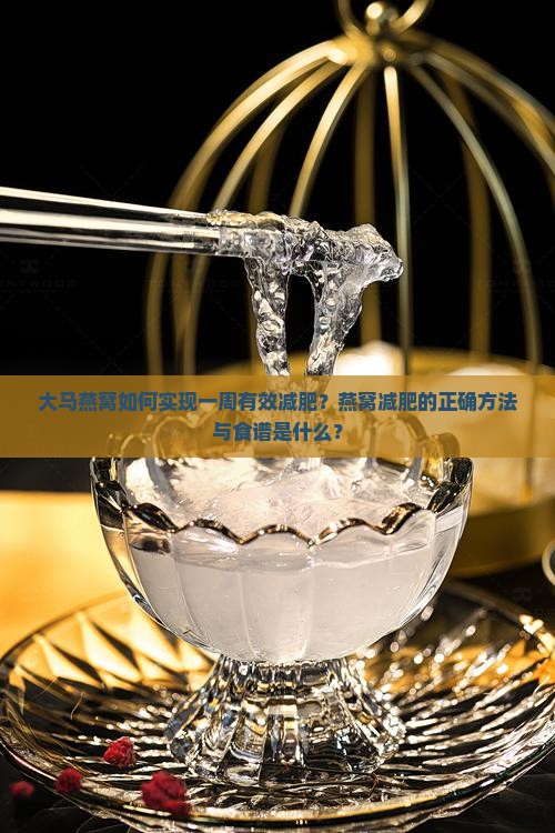 大马燕窝如何实现一周有效减肥？燕窝减肥的正确方法与食谱是什么？