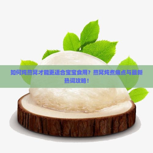 如何炖燕窝才能更适合宝宝食用？燕窝炖煮痛点与最新热词攻略！