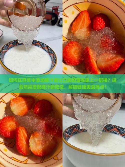 如何在燕窝中添加椰汁能让口感和营养更上一层楼？探索燕窝搭配椰汁新吃法，解锁健康美食痛点！
