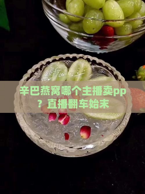 辛巴燕窝哪个主播卖pp？直播翻车始末