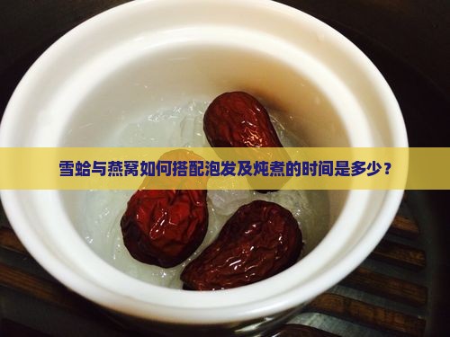 雪蛤与燕窝如何搭配泡发及炖煮的时间是多少？