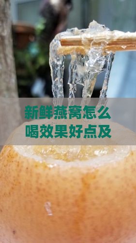 新鲜燕窝怎么喝效果好点及食用与保存方法