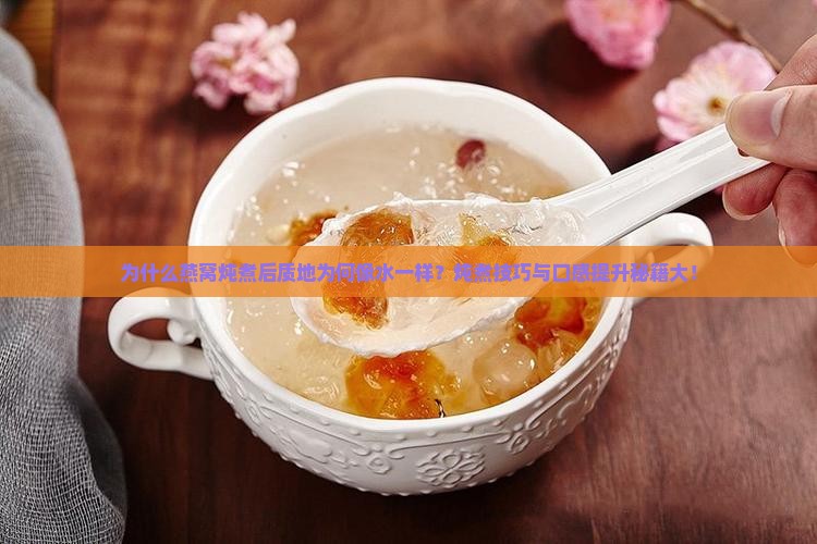 为什么燕窝炖煮后质地为何像水一样？炖煮技巧与口感提升秘籍大！