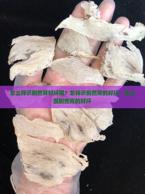 怎么样识别燕窝好坏呢？怎样识别燕窝的好坏，怎么甄别燕窝的好坏