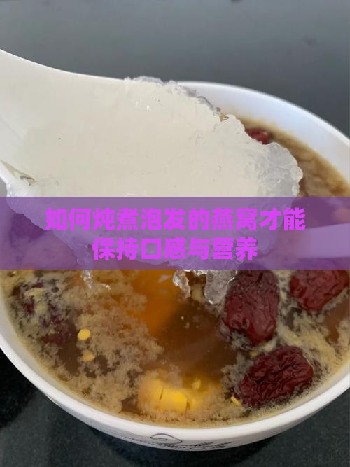 如何炖煮泡发的燕窝才能保持口感与营养