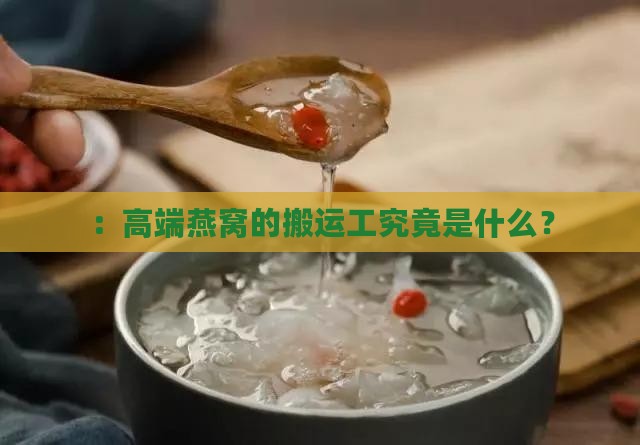 ：高端燕窝的搬运工究竟是什么？