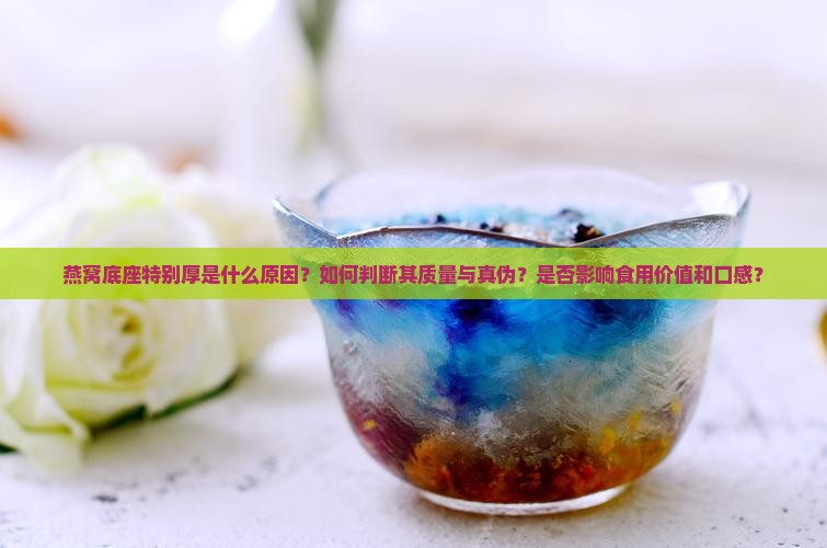 燕窝底座特别厚是什么原因？如何判断其质量与真伪？是否影响食用价值和口感？