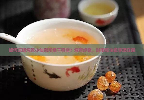 如何正确炖煮小仙炖所用干燕窝？炖煮步骤、时间和注意事项详解