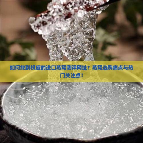 如何找到权威的进口燕窝测评网址？燕窝选购痛点与热门关注点！