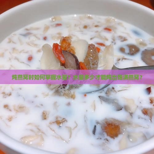 炖燕窝时如何掌握水量？水量多少才能炖出饱满燕窝？