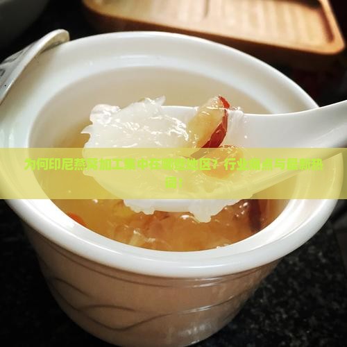 为何印尼燕窝加工集中在哪些地区？行业痛点与最新热词！