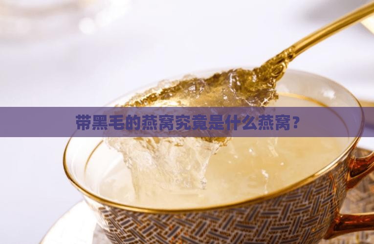 带黑毛的燕窝究竟是什么燕窝？
