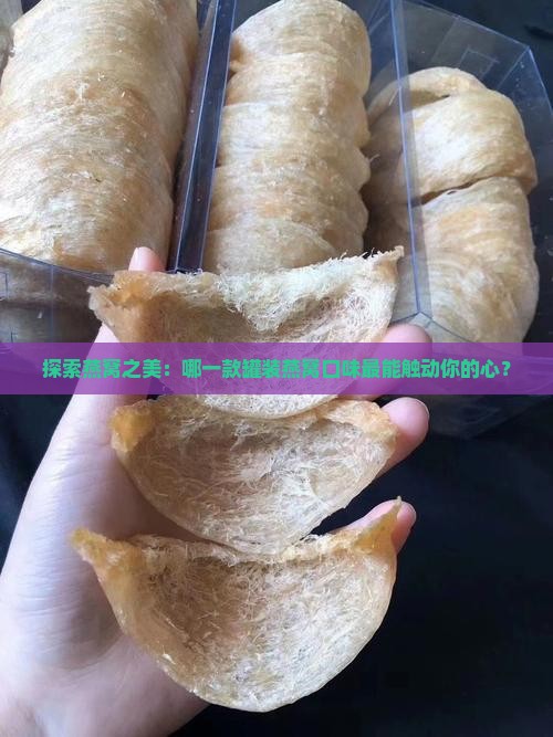 探索燕窝之美：哪一款罐装燕窝口味最能触动你的心？