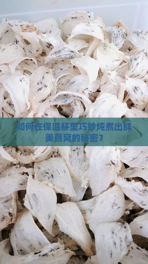 如何在保温杯里巧妙炖煮出鲜美燕窝的秘密？