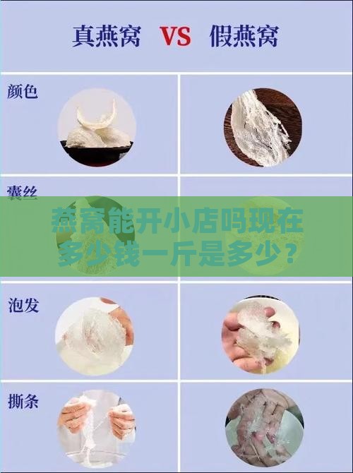 燕窝能开小店吗现在多少钱一斤是多少？