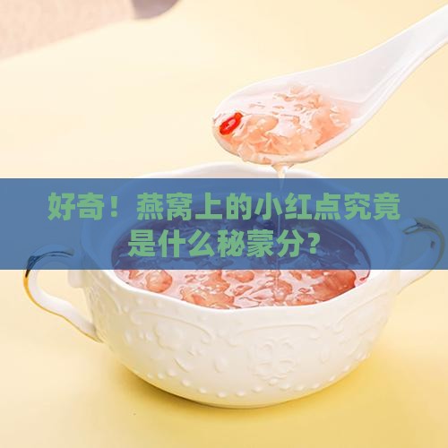 好奇！燕窝上的小红点究竟是什么秘蒙分？