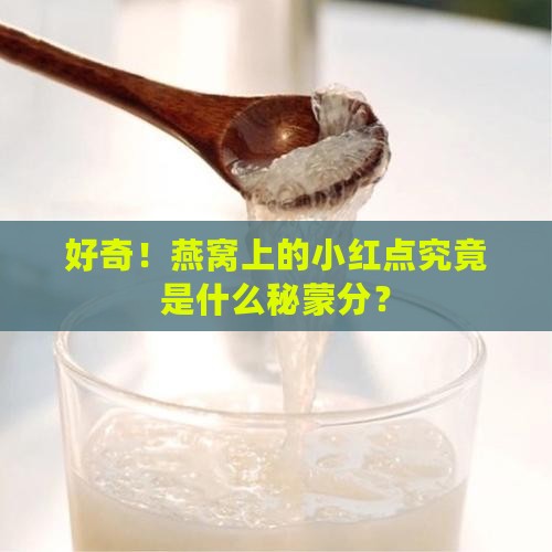好奇！燕窝上的小红点究竟是什么秘蒙分？