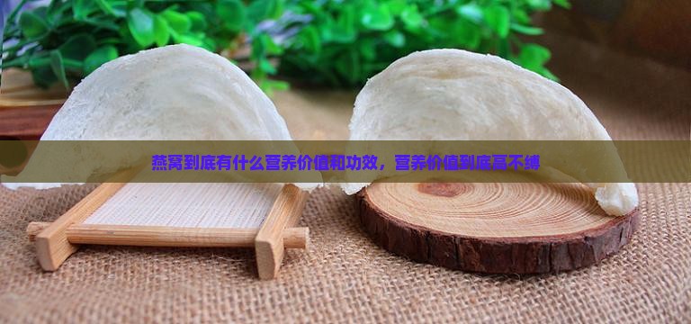 燕窝到底有什么营养价值和功效，营养价值到底高不缚