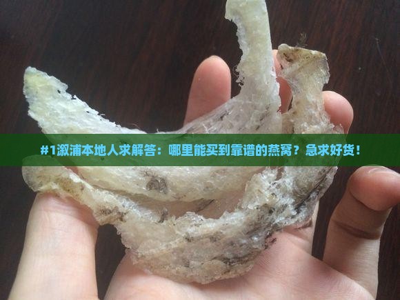 #1溆浦本地人求解答：哪里能买到靠谱的燕窝？急求好货！