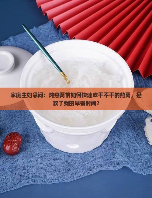 家庭主妇急问：炖燕窝前如何快速吹干不干的燕窝，拯救了我的早餐时间？