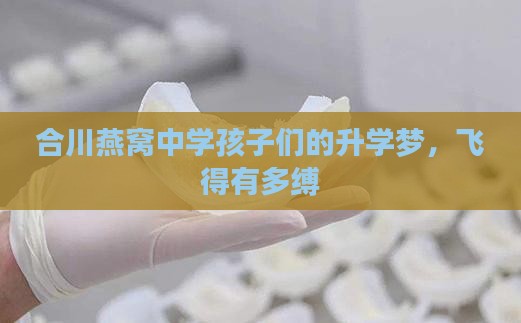 合川燕窝中学孩子们的升学梦，飞得有多缚