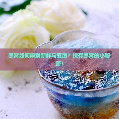燕窝如何辨别新鲜与变质？保存燕窝的小秘密！