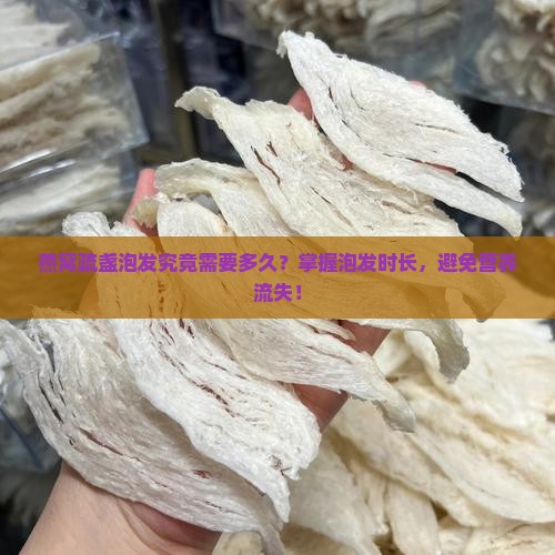 燕窝疏盏泡发究竟需要多久？掌握泡发时长，避免营养流失！
