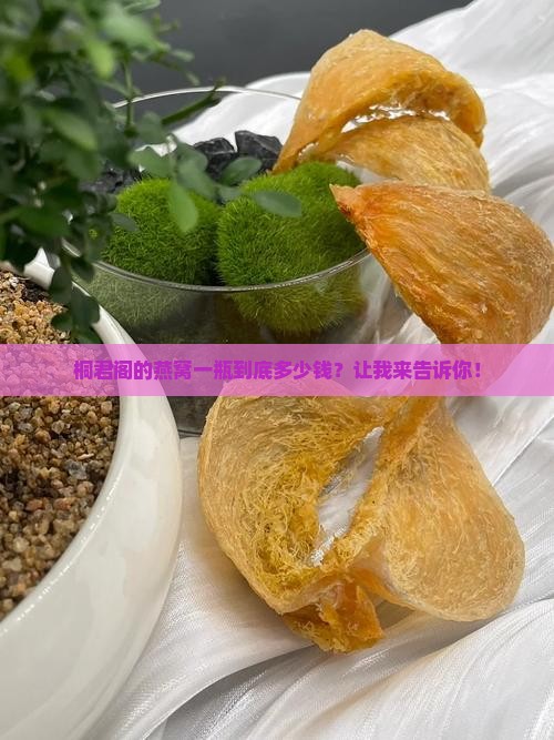 桐君阁的燕窝一瓶到底多少钱？让我来告诉你！