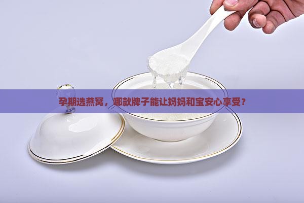 孕期选燕窝，哪款牌子能让妈妈和宝安心享受？