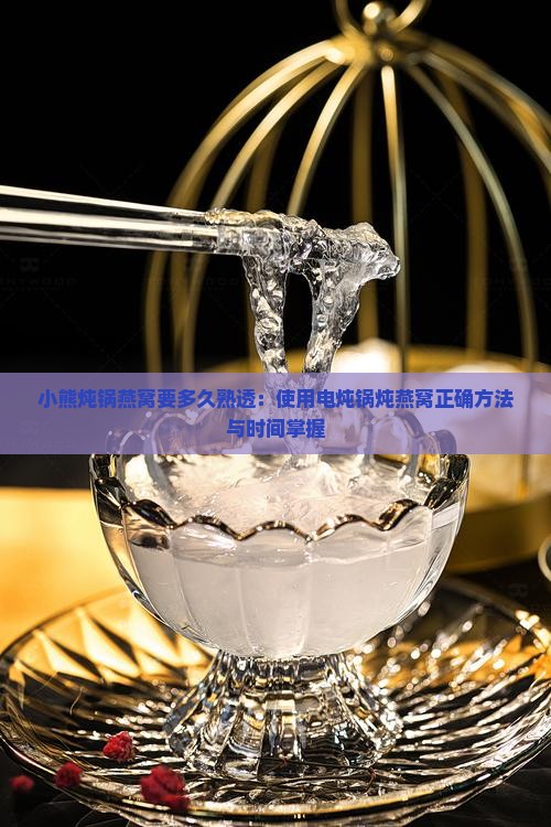 小熊炖锅燕窝要多久熟透：使用电炖锅炖燕窝正确方法与时间掌握