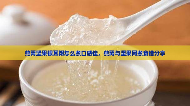 燕窝坚果银耳粥怎么煮口感佳，燕窝与坚果同煮食谱分享