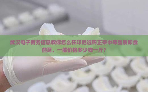 武汉电子商务信息教你怎么在印尼选购正宗中等品质即食燕窝，一般价格多少钱一斤？