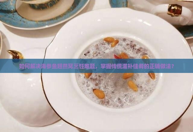 如何解决海参鱼翅燕窝烹饪难题，掌握传统滋补佳肴的正确做法？