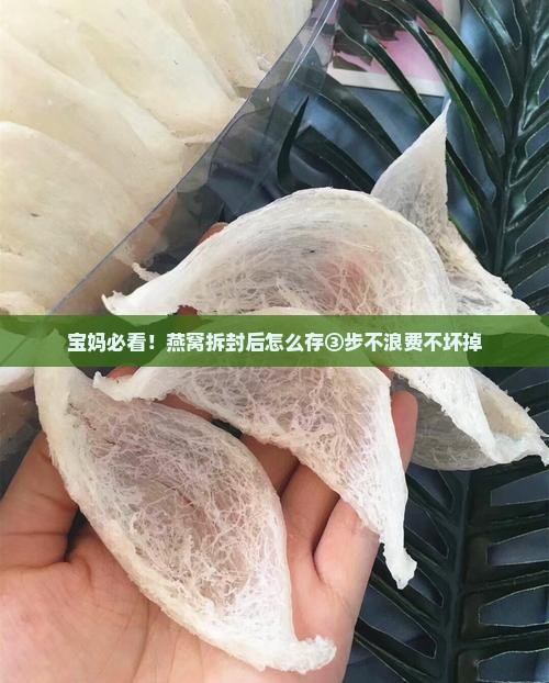 宝妈必看！燕窝拆封后怎么存③步不浪费不坏掉