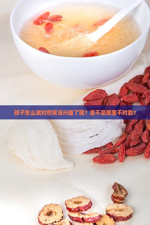 孩子怎么就对燕窝没兴趣了呢？是不是哪里不对劲？