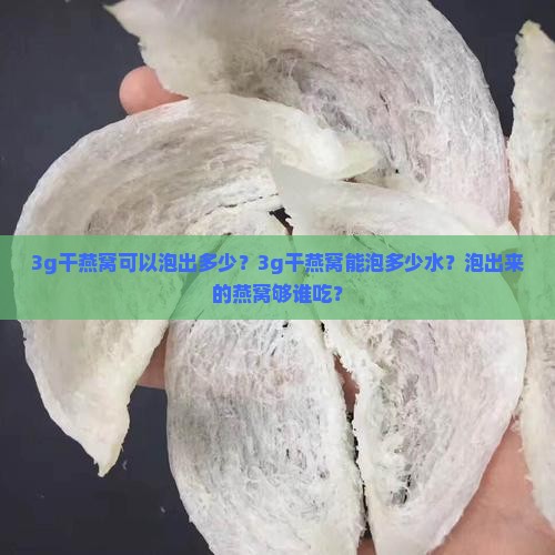 3g干燕窝可以泡出多少？3g干燕窝能泡多少水？泡出来的燕窝够谁吃？