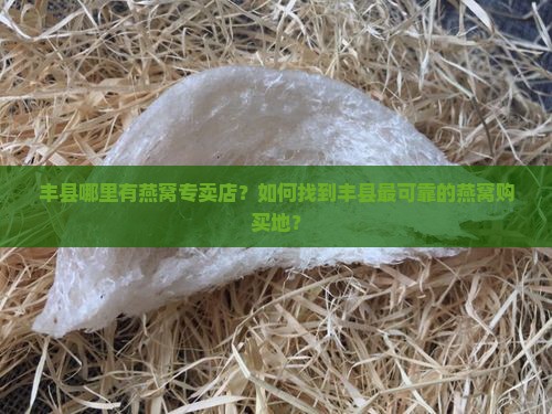丰县哪里有燕窝专卖店？如何找到丰县最可靠的燕窝购买地？